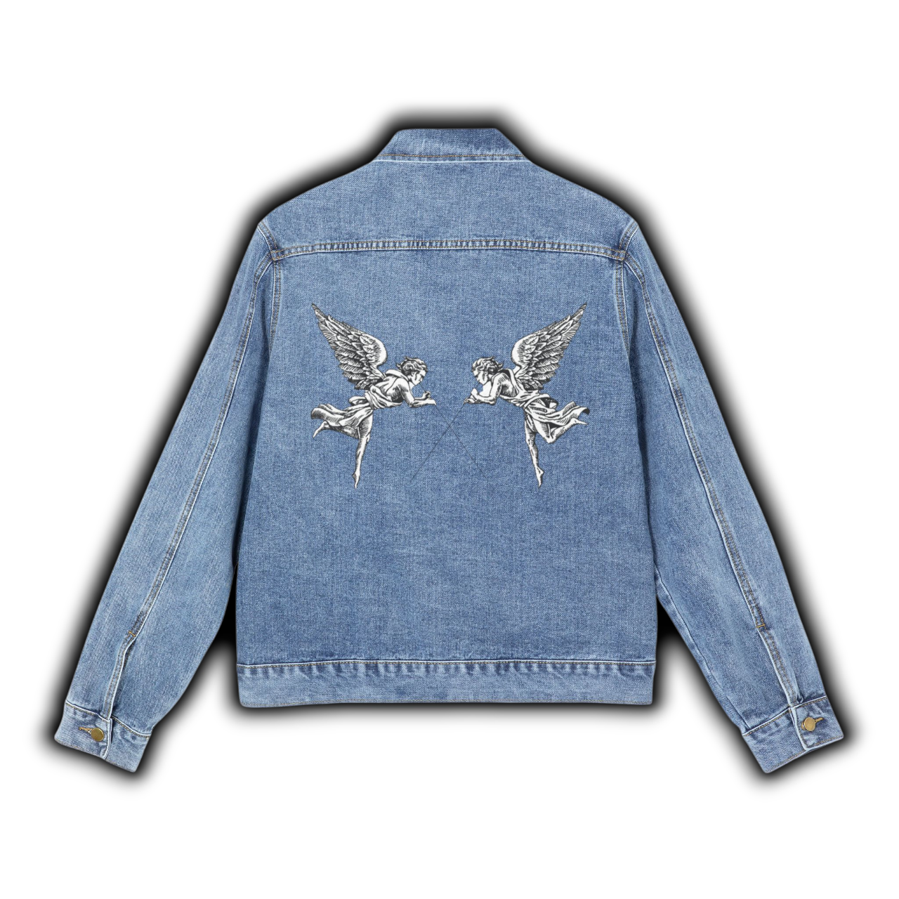 Denim Jacket Light Blue Angels